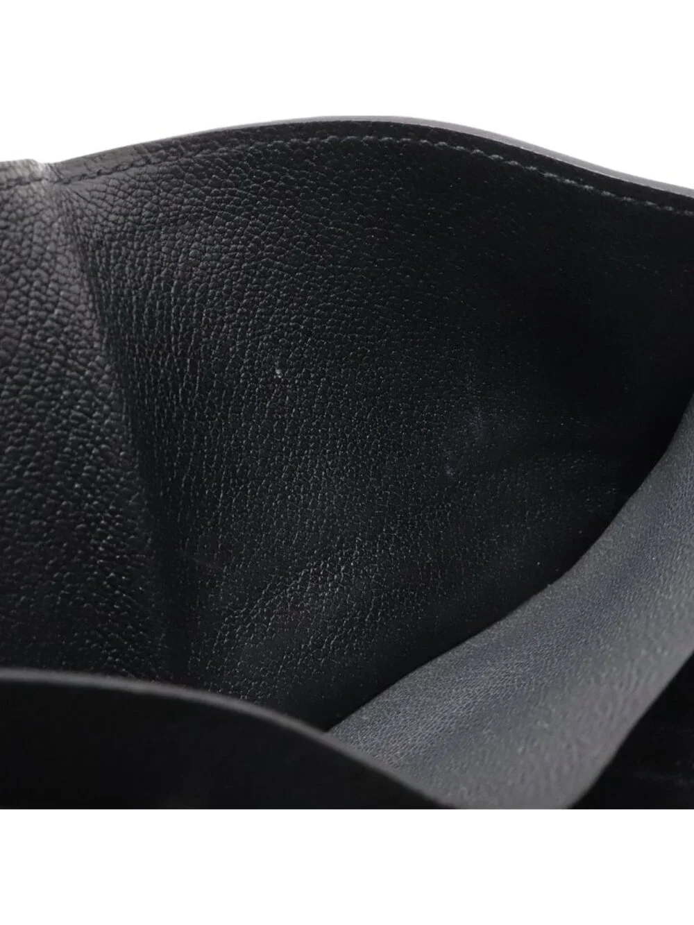 Hermes Mc2 Copernicus Bifold Billfold Wallet Leather Black